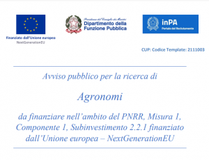 Immagine in evidenza dell'articolo: Chiarimenti per Avviso pubblico per la ricerca di Agronomi